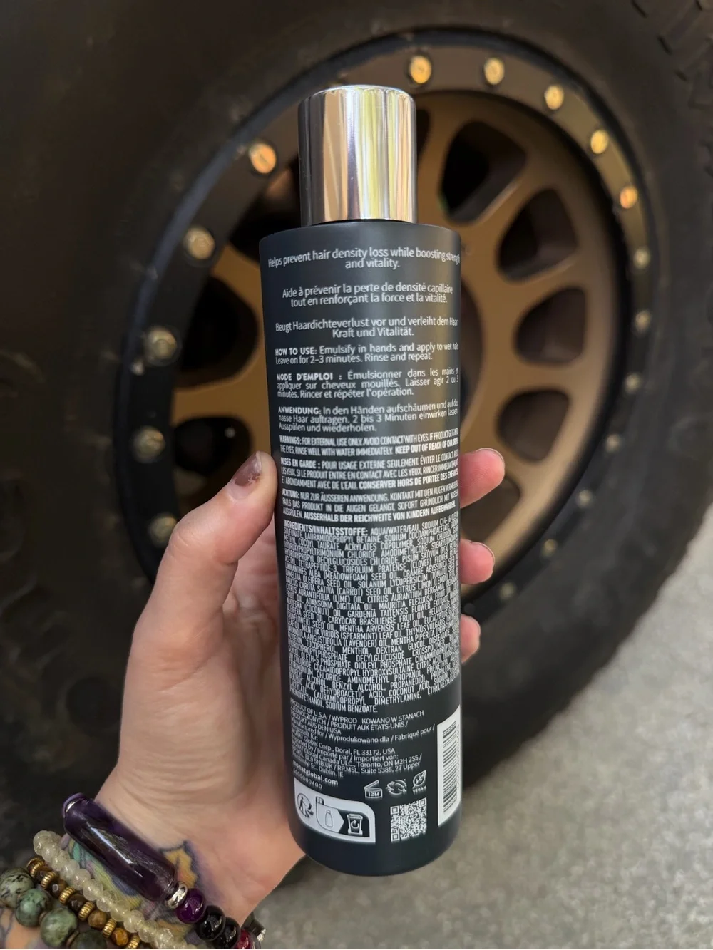 MONAT BLACK Shampoo + Conditioner Thinning hair